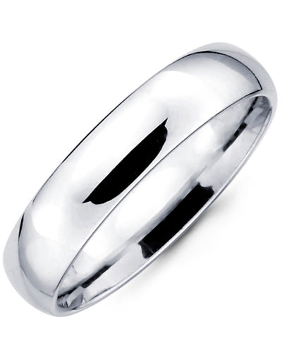 Plain Dome Classic Wedding Band