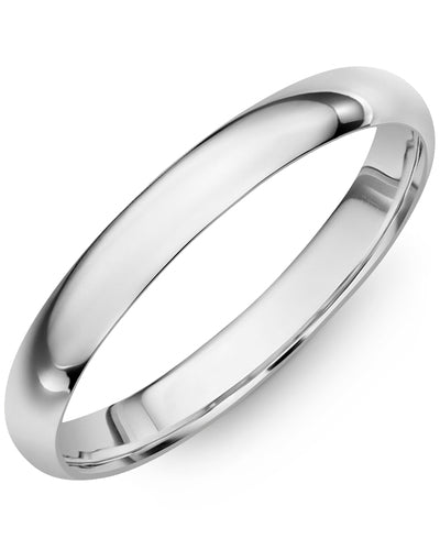 Classic Half Round Thin Polish Wedding Band