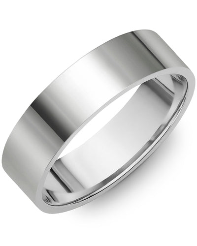 Classic Flat Polish Wedding Band