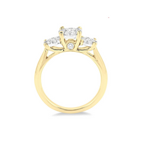 Past present & future lovebright essential diamond engagement ring