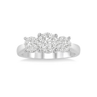 Past present & future lovebright essential diamond engagement ring