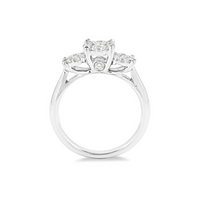 Past present & future lovebright essential diamond engagement ring