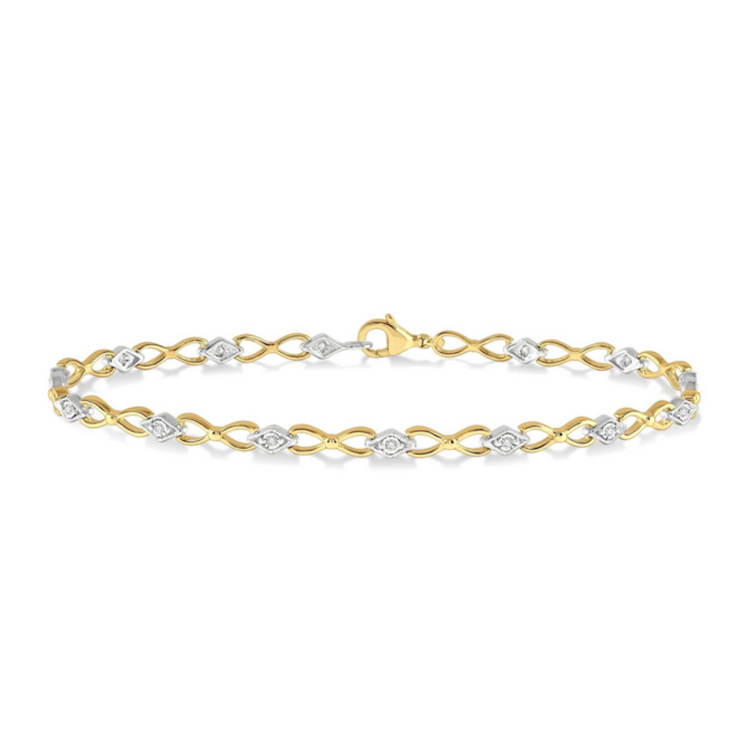 Illusion diamond bracelet