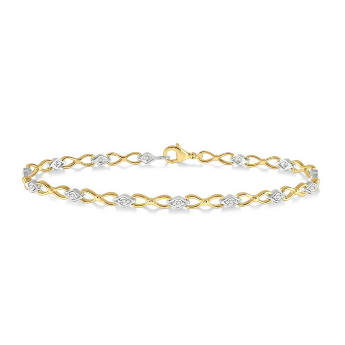 Illusion diamond bracelet