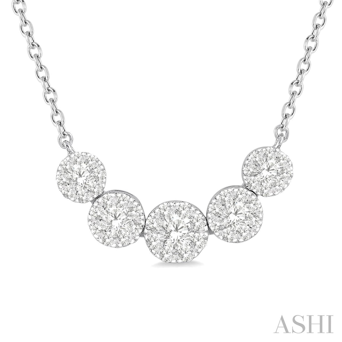Lovebright essential diamond smile necklace