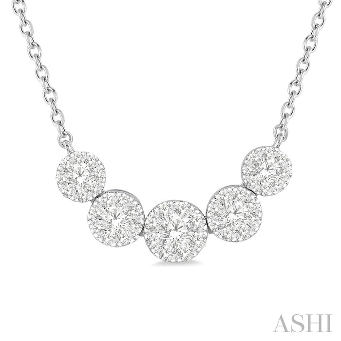 Lovebright essential diamond smile necklace