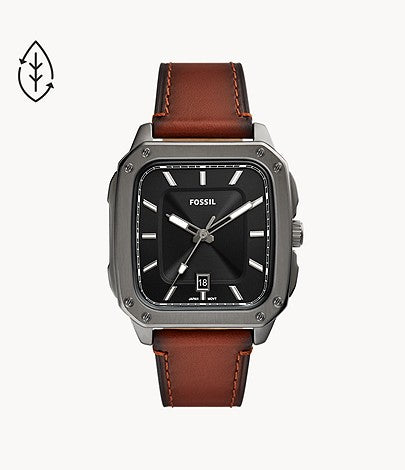 Square watch leather discount strap