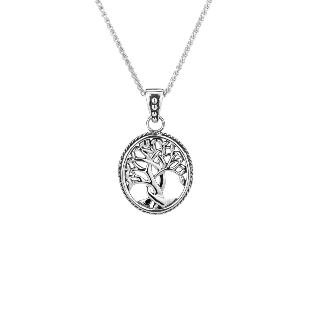 Silver Tree of Life Pendant Small
