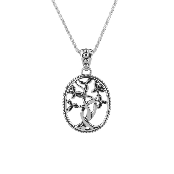Silver Tree of Life Pendant Small