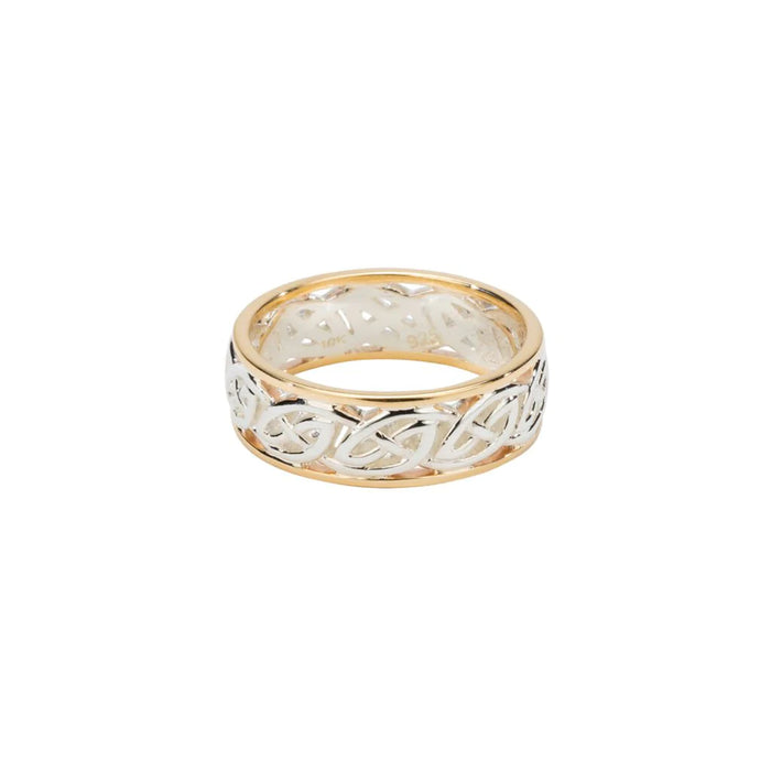 Silver and 10k Gold Window to the Soul 'Ness' Ring