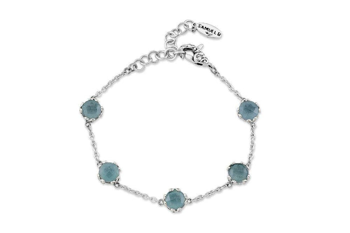 Glow Bracelet- Aquamarine