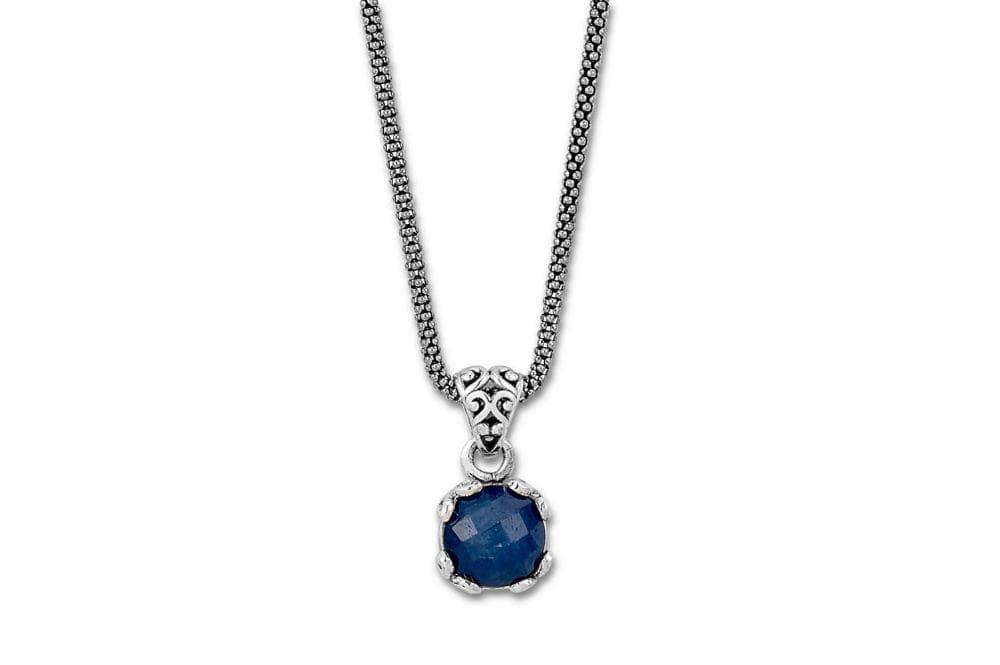 Glow Necklace- Blue Sapphire