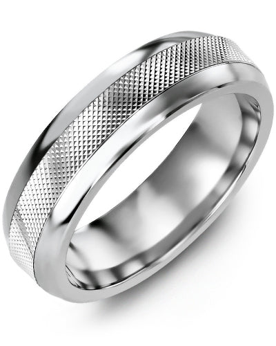 Men's & Women's Classic Diamond Cut Wedding Ring