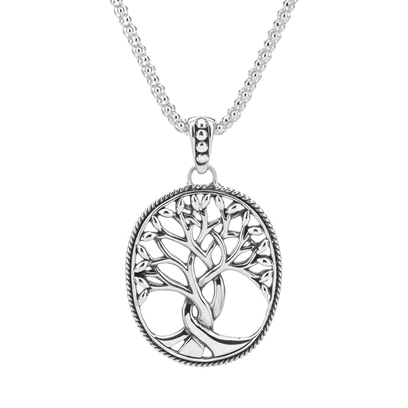 Silver Tree of Life Pendant - Large